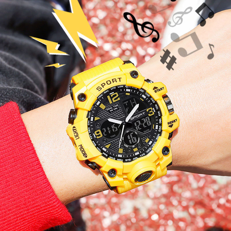 Fashion Large Dial Watch LED Men