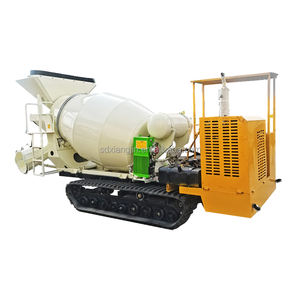 Camión Mezclador de <span class=keywords><strong>Concreto</strong></span> de Orugas <span class=keywords><strong>Premezclado</strong></span> de Alta Eficiencia y Multifuncional con Bomba Mezcladora - Product Image 2