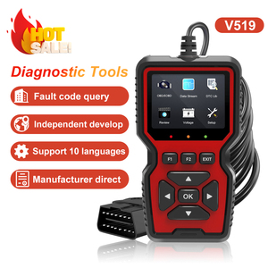 ZCLC Nuovo Scanner OBD2 <span class=keywords><strong>Est</strong></span> V519 Plug & Play, Strumento Diagnostico Universale OBDII, 10 Lingue, Reset Luce di Errore Motore per Tutte le Auto - Product Image 2