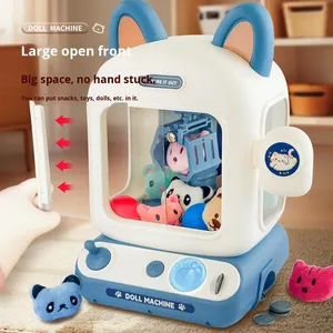 Personalizzato educativo Mini elettrico Clawing Doll Machine afferrare secchio giocattolo torsione uova per 5-7 anni giochi di plastica - Product Image 5