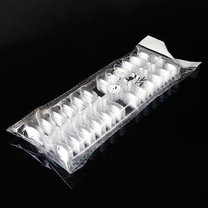 10 Uds. de puntas de uñas de base plana con núcleo sólido y cabeza cuadrada, tarjeta de colores, exhibidor para salón, herramienta de práctica de manicura con gel, bolsa de exhibición - Product Image 2
