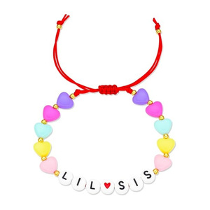<span class=keywords><strong>Bracelet</strong></span> artisanal en pâte polymère arc-en-ciel pour femme, style <span class=keywords><strong>grande</strong></span> sœur, tendance transfrontalière Europe-Amérique, vente chaude - Product Image 2
