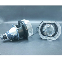 Couvre-phare LED multicolores IDISON 5D-25E 2,5 pouces 12V avec lentille de projecteur pour mise à niveau personnalisée des lampes de véhicule