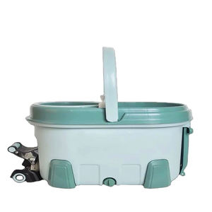 厂家直销360旋转一步清洁双驱动吸水拖把免提拖把桶套装带踏板离心拖把 - Product Image 6