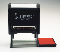 WES prix d'usine WES timbre de bureau auto-encreur timbre en plastique timbre d'entreprise