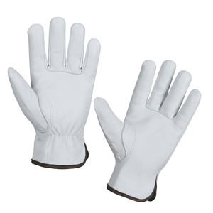 <b>Leather</b> Safety Gloves Touchscreen & Needle Detection Eco-Friendly Winter Casual Use Heat Resistant <b>Wrist</b> Length for Adults - Product Image 3