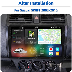 2K Android 13 Carplay tự động Stereo Màn hình xe đài phát thanh autoradio GPS Hệ thống định vị xe DVD Player cho Suzuki Swift 2003-2010 - Product Image 2
