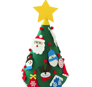 Árbol de Navidad de fieltro de alta calidad de Venta caliente para uso doméstico y decoraciones navideñas - Product Image 5
