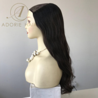 Harga grosir pabrik Qingdao tanpa diproses rambut kutikula Virgin Rusia gelombang tubuh pita tersedia Wig musim gugur