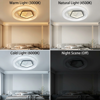Plafonnier rond contemporain avec motif inspiré de la nature et éclairage LED à intensité variable pour un espace domestique sophistiqué