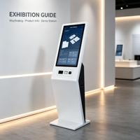 Kiosque de paiement commercial en gros à écran tactile capacitif avec logiciel personnalisé et logo, borne de libre-service