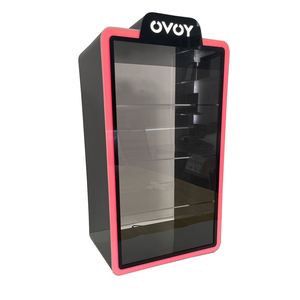 Nhà máy tùy chỉnh đầy màu sắc LED Acrylic hiển thị giá truy cập hàng đầu cửa hàng hiển thị trường hợp 3 tầng hiển thị Acrylic đứng - Product Image 5