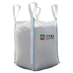 大包装袋土豆1000公斤上衣裙件平色印刷Fibc散装袋食品级-002透气带喷口大字