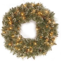 Guirlande de baies rouges artificielles pré-éclairée avec lumières, prix d'usine, vente en gros, à suspendre pour Noël, décoration de porte d'entrée, Adornos Navidenos