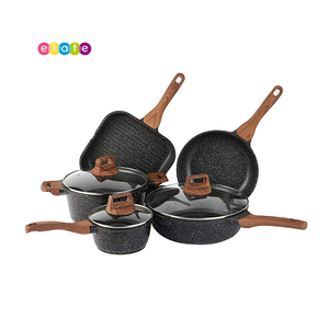 Juego <span class=keywords><strong>de</strong></span> utensilios <span class=keywords><strong>de</strong></span> cocina <span class=keywords><strong>de</strong></span> <span class=keywords><strong>aluminio</strong></span> fundido a presión <span class=keywords><strong>de</strong></span> granito con revestimiento antiadherente OEM <span class=keywords><strong>de</strong></span> buena reputación - Product Image 1