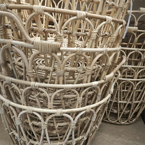 rattan basket large baby basket wire baskets for laundry storage