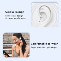 Auricolari da gioco TWS Bluetooth 5.3 ANC con cancellazione attiva del rumore, bassa latenza, bassi profondi, con microfono, Type-C per telefono