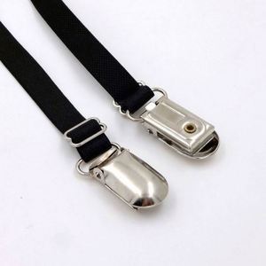 2 Piezas Unisex de Negocios Ajustables Sujetadores de Camisa con Hebillas de Clip Elásticas para Pierna y Muslo, Sujetadores de Camisa Metálicos - Product Image 6