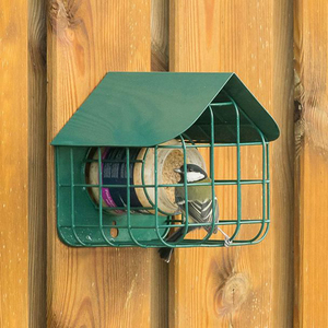 JH-Mech 2-In-1 <strong>Feeder</strong> With Protective Guardian Cage Large-<strong>Bird</strong> Resistant Metal <strong>Bird</strong> <strong>Feeder</strong> Hanging Outdoor - Product Image 1