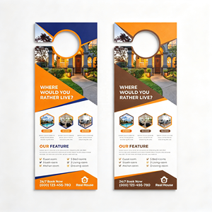 Etiqueta Colgante de PVC Personalizada para Puerta de Hotel u Oficina, con Mensaje de 'No Molestar' o 'Por Favor, Limpie', Servicio de Limpieza - Product Image 6