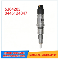 Inyector de Combustible Diésel 5364205 0445124047, Inyector de Repuesto para Motor Diésel Turbo de 6 Cilindros de Uso Pesado