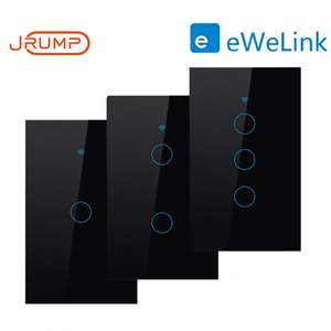 สวิตช์ไฟอัจฉริยะแบบสัมผัสมาตรฐานอเมริกา รองรับ <span class=keywords><strong>Alexa</strong></span> สวิตช์ติดผนังแบบสัมผัสผ่าน WIFI ใช้งานกับแอป EWelink ไม่ต้องใช้สายนิวทรัลหรือไม่มีสายนิวทรัล - Product Image 5