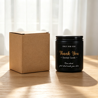 Vela Aromática en Frasco de Vidrio Esmerilado, Fragancia Natural, Fórmula No Tóxica, para Regalos de Boda o Navidad