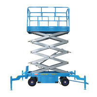 Yongli 2026 nouvelle arrivée 10 m 12 m Table élévatrice à ciseaux hydraulique surélevée Mobile automotrice pour le travail aérien