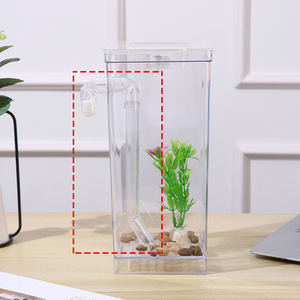 אקווריום עיצוב ייחודי אקווריום דגים מיכל בר דגים עם תאורה - Product Image 4