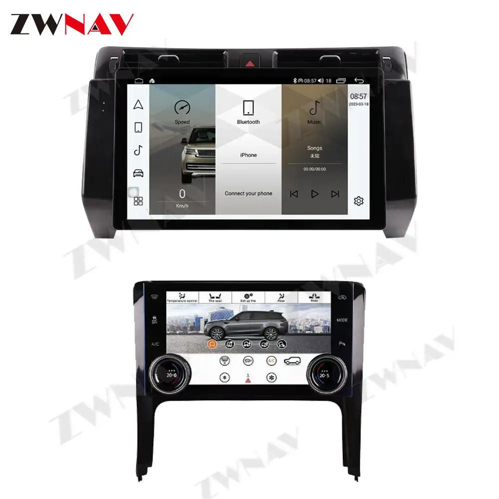 Zwnav Auto DVD đa phương tiện Máy nghe nhạc Carplay GPS navigation đài phát thanh xe cho phạm vi Rover Land Rover thể thao 2010-2013 đài phát thanh xe