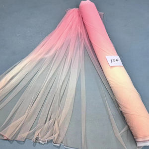 تول أومبري بلون أرجواني دخاني مع براق, من التول بلونين حسب الطلب - Product Image 2