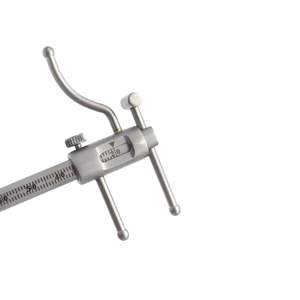 Staffa professionale in acciaio ortodontico dentale con indicatore manuale regolabile in altezza del localizzatore di posizionamento staffa di misurazione mobile - Product Image 4