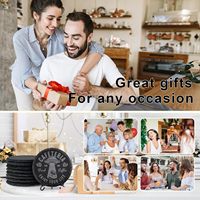 Sous-verres modernes en ardoise noire 5 mm, tapis écologiques en pierre pour whisky, personnalisables par gravure laser, pour table de cocktail minimaliste