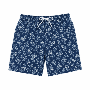 Shorts de Playa para Hombre, Ecológicos, de Secado Rápido, con Estampado de Hojas de Monstera Tropical, Cintura Elástica, Casuales, para Verano - Product Image 4