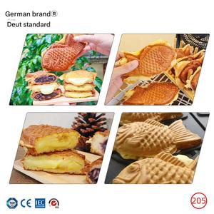Máy làm bánh quế bằng gang, chất lượng thương mại, máy làm bánh quế điện, bền bỉ, sử dụng nặng bền. - Product Image 4