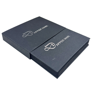 Wholesale Luxury Custom Cardboard Small Sizes Black Glossy Lamination <b>Magnetic</b> Closure Recyclable Rigid Gift <b>Box</b> for Watch - Product Image 6