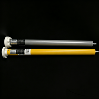 Moteur tubulaire DC 1,0 Nm avec couronne, adaptateur et rondelle de 3 mm, pour tubes de rouleaux de 45 mm