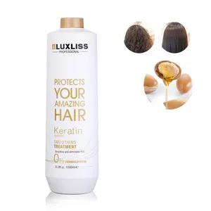 Luxliss2022ホット販売工場価格人気製品ケラチンスムージングストレートニングナノプラスティアヘアカラチントリートメント