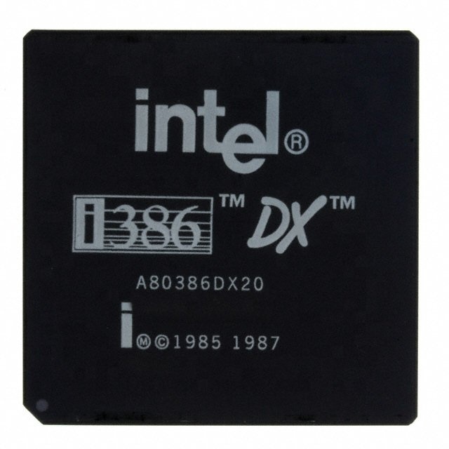 E-TAG A80386DX20 IC MPU I386 20MHZ 132CPGA Integrated circuit Electronic components IC A80386DX20