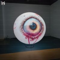 Modèle d'œil humain gonflable géant réaliste de 6,5 pieds, accessoire anatomique pour musée scientifique/exposition d'éducation médicale/promotion