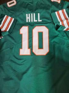 Nuove Maglie da Football Americano 2025: 1 Tua Tagovailoa, 10 Tyreek Hill, 13 Dan Marino, 5 Jalen Ramsey, 17 Jaylen Waddle, Cucite - Product Image 4