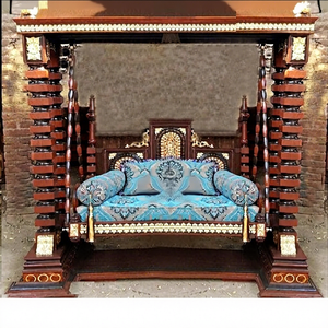 Columpio Oonjal/Jhula de Madera de Teca Hecho a Mano, Completamente Nuevo, para el Hogar, Columpio de Madera Indio Gujarati/Jhula DST EXPORTS para EE. UU. - Product Image 1