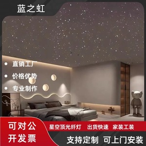 Starry Sky Ceiling Tile 2x4 Ft Fiber Optic Lighting Artistic Ceilings For Living Room Bedroom Balcony Hallway - Product Image 3