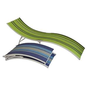 Chaise longue pliable Teslin à cadre en <span class=keywords><strong>aluminium</strong></span> extérieur populaire pour <span class=keywords><strong>bain</strong></span> <span class=keywords><strong>de</strong></span> <span class=keywords><strong>soleil</strong></span> à la plage <span class=keywords><strong>Design</strong></span> portable pour hôtels et spas <span class=keywords><strong>de</strong></span> natation - Product Image 1