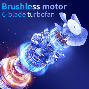 2025 New Arrival cầm tay mini xách tay & Wearable <span class=keywords><strong>Fan</strong></span> 199 tốc độ gió làm mát không khí USB sạc hiển thị kỹ thuật số cho sử dụng ngoài trời - Product Image 3