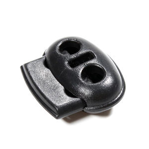 공장 공급 이중 구멍 코드락 스토퍼 플라스틱 조절식 코드락 엔드 스토퍼 의류 스포츠웨어 체육관 바지 신발끈용 - Product Image 5