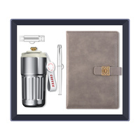 Vente en gros de mugs à café promotionnels 4 en 1, stylo, bloc-notes, clé USB, logo personnalisé, ensemble cadeau de luxe pour le bureau