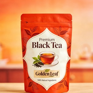 ถุงฟอยล์ซิปล็อคแบบกำหนดเองสำหรับบรรจุภัณฑ์ชาแดง ชาดำ พร้อมหน้าต่างใส ปลอดภัยสำหรับอาหาร ลดราคาพิเศษ - Product Image 3