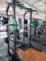 Equipo de Gimnasio SK Fitness, Power Rack para Levantamiento de Pesas, Entrenamiento de Fuerza, Jaula para Gimnasio en Casa, Power Rack con Plataforma