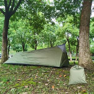 Portatile Esercito Verde Tenda Famiglia Impermeabile di Sopravvivenza di Emergenza di Dormire per 2 Persone Tessuto di Oxford per il campeggio all'aperto - Product Image 6